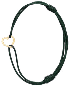 MINI CORAZON BRACCIALE CORDA