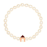 CASITA BOLD PINK PERLA OVAL BRACELET