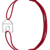 CASITA PURA ARGENTO BRACCIALE CORDA