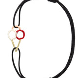 GELATO FRAGOLA BRACCIALE CORDA