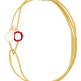 GELATO FRAGOLA BRACCIALE CORDA