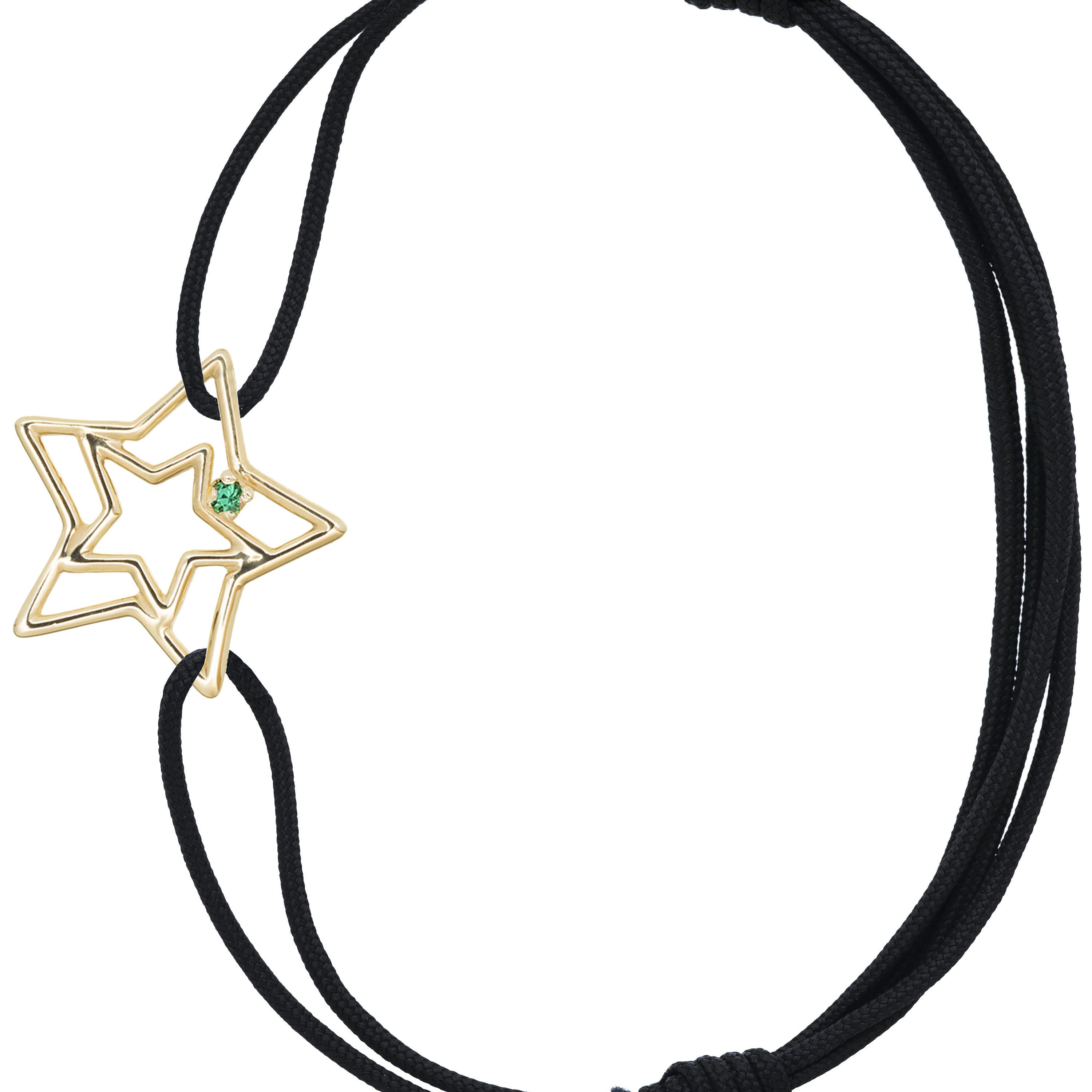 ESTRELLA ESMERALDA CORD BRACELET
