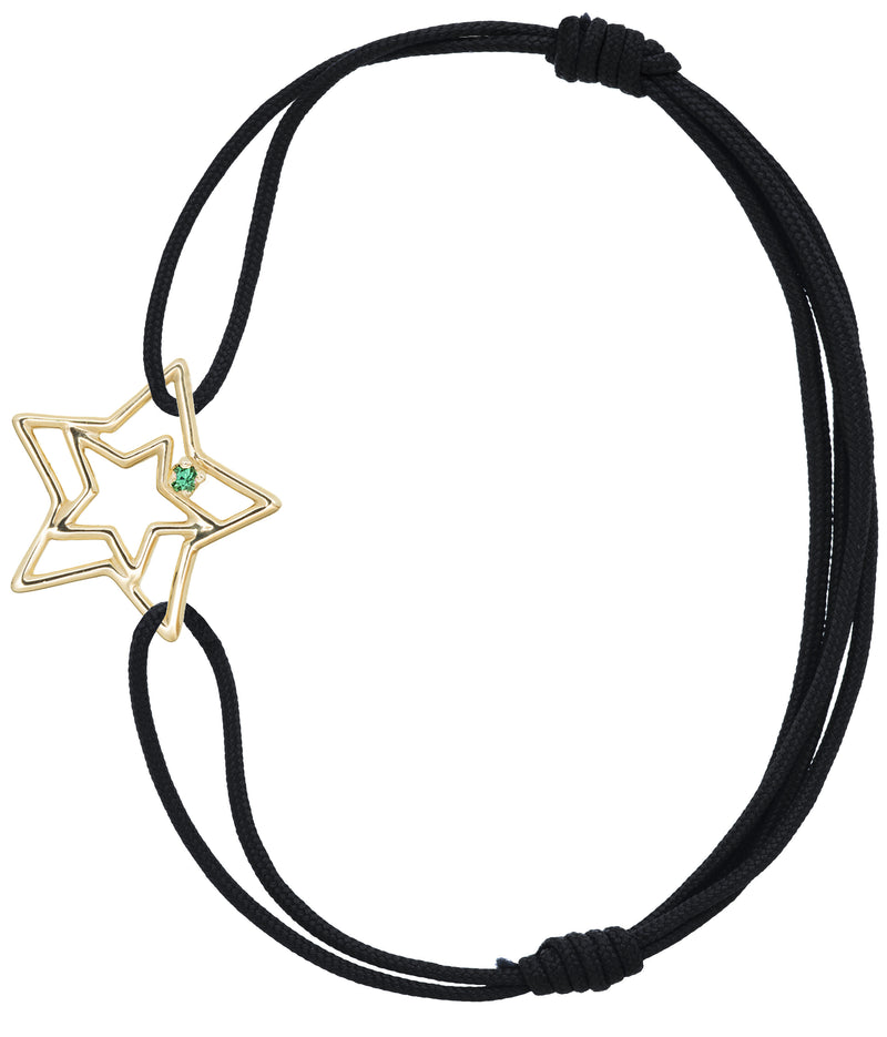 ESTRELLA ESMERALDA CORD BRACELET