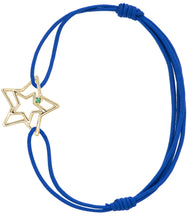 Load image into Gallery viewer, ESTRELLA ESMERALDA CORD BRACELET
