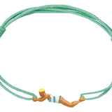 NADADORA RAYADA SKY BLUE CORD BRACELET