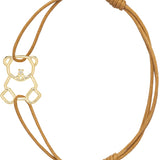 OSITO BRILLANTE BRACCIALE CORDA