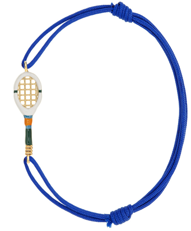 TENNIS WHITE CORD BRACELET