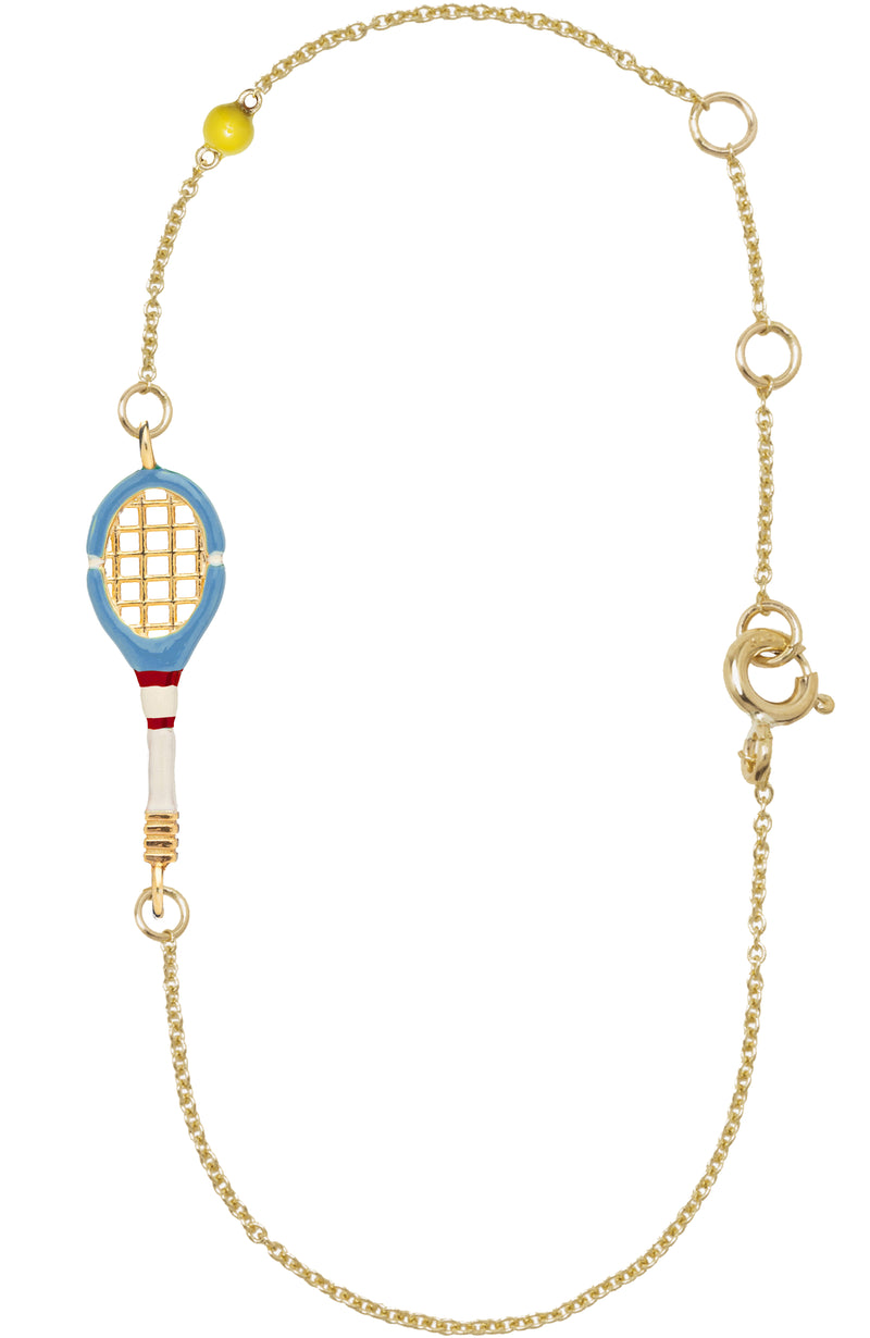 TENNIS PELOTA SKY BLUE BRACELET