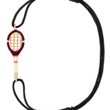 TENNIS BORDEAUX BRACCIALE CORDA
