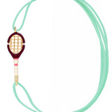 TENNIS BORDEAUX BRACCIALE CORDA