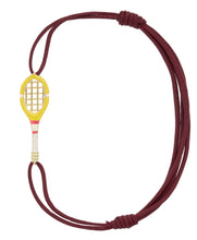 Load image into Gallery viewer, TENNIS DAISY YELLOW CORD BRACELET
