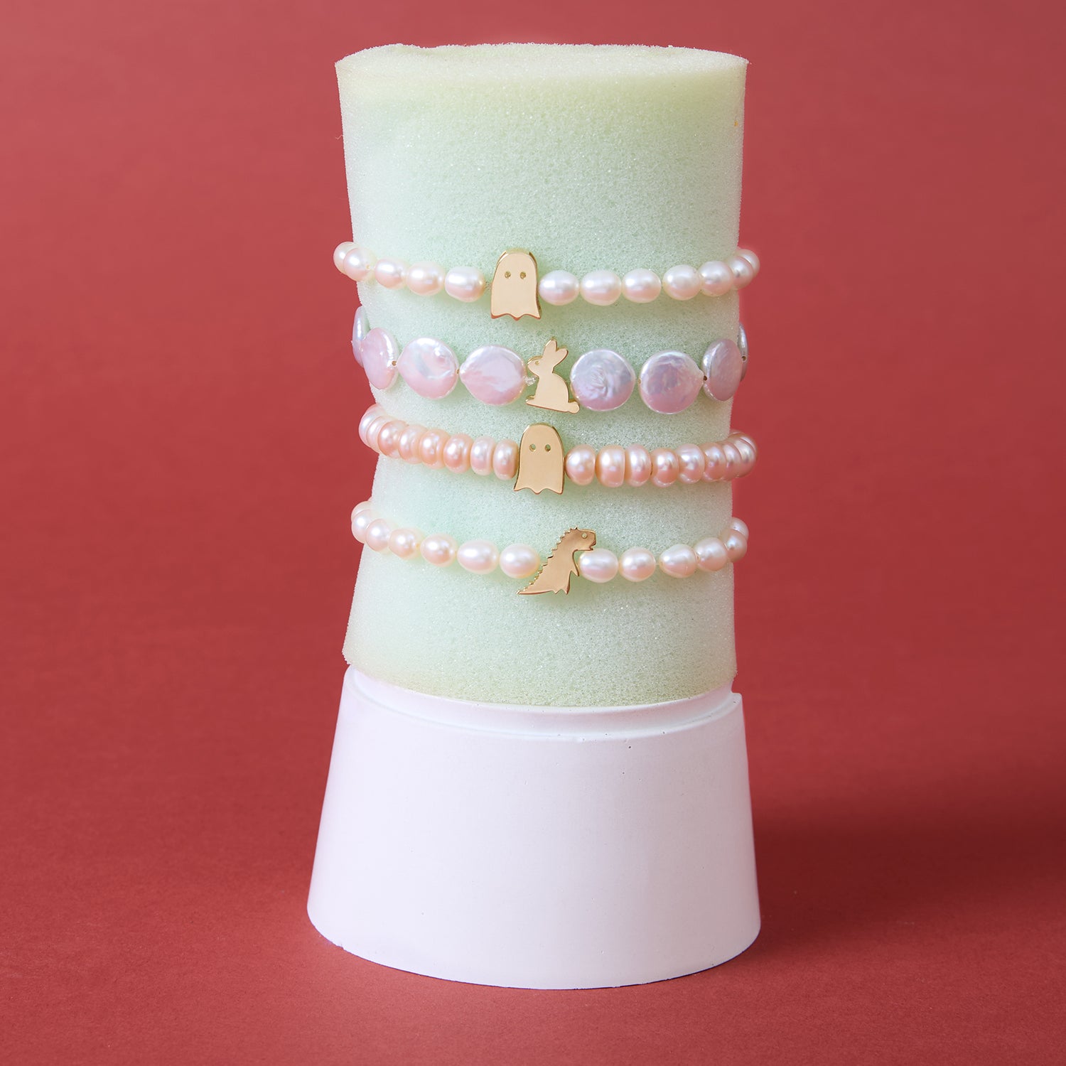 FANTASMA BOLD PERLA PINK BRACELET