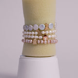 CASITA BOLD PINK PERLA OVAL BRACELET