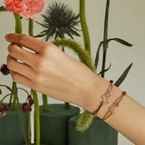 CONEJITO SILVER CORD BRACELET