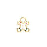 GINGERMAN COOKIE ENAMEL CHARM