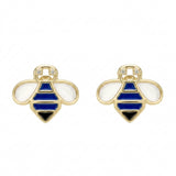 BEE BRILLANTE PRISMA BLU ORECCHINI