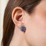 BLOSSOM AVENTURINE BLUE EARRINGS