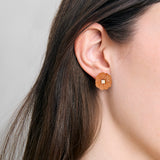 BLOSSOM AVENTURINE RED EARRINGS