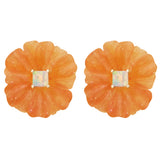 BLOSSOM AVENTURINE RED EARRINGS