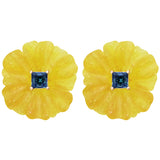 BLOSSOM AVENTURINE YELLOW EARRINGS