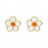 FLORECITA FULL PRISMA WHITE EARRINGS