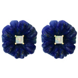 BLOSSOM LAPIS LAZULI EARRINGS