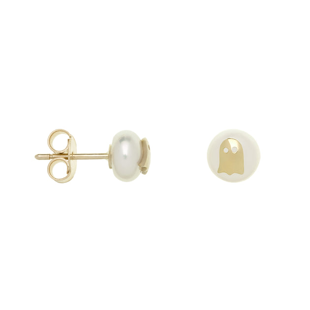 MINI BOLD FANTASMA PERLA ORECCHINI