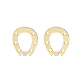 HORSESHOE BRILLANTE EARRINGS