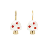 AMANITA BIANCO + ROSSO ORECCHINI