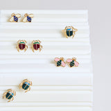 BEE BRILLANTE PRISMA BLU ORECCHINI