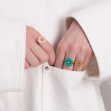 BLOSSOM CHRYSOPRASE RING