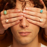 DAISY WHITE RING