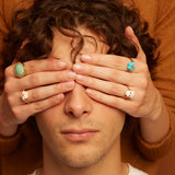 DAISY WHITE RING