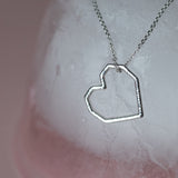 CORAZON ARGENTO COLLANA