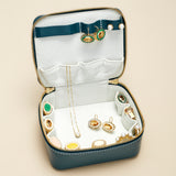 JEWELRY POUCH RECTANGULAR PETROLEUM