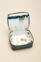 Load image into Gallery viewer, JEWELRY POUCH RECTANGULAR PETROLEUM

