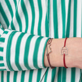 CASITA PURA ARGENTO BRACCIALE CORDA