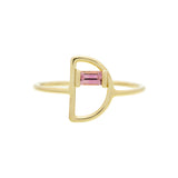 LETRA D TOURMALINE RING