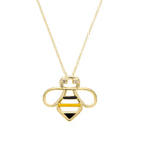 BEE BRILLANTE ENAMEL COLLANA