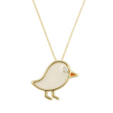 POLLITO BRILLANTE PRISMA WHITE NECKLACE