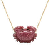 CANGREJO THULITE NECKLACE