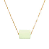 DECO CILINDRO CHRYSOPRASE NECKLACE