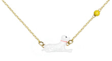 Load image into Gallery viewer, PERRITO PELOTA WHITE NECKLACE
