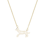 DOGGY WHITE NECKLACE