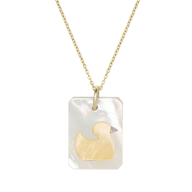 CAMEO PERLA PATITO COLLANA