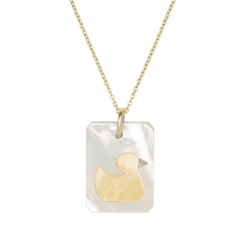 CAMEO PERLA PATITO COLLANA
