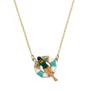 FLOTADORA AZZURRO COLLANA