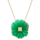 BLOSSOM CHRYSOPRASE NECKLACE