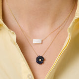 BLOSSOM LAPIS LAZULI NECKLACE