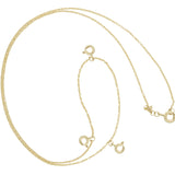 ROLO CHAIN NECKLACE WITH CLASPS